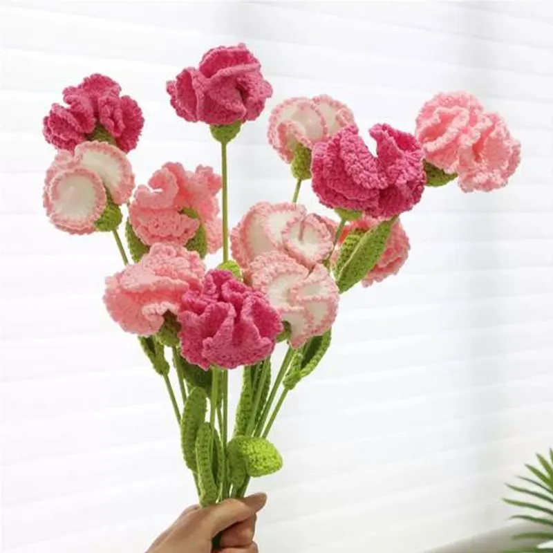Handmade Knitted Flowers Wholesale