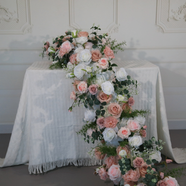 Tricolor rose Flower Runner