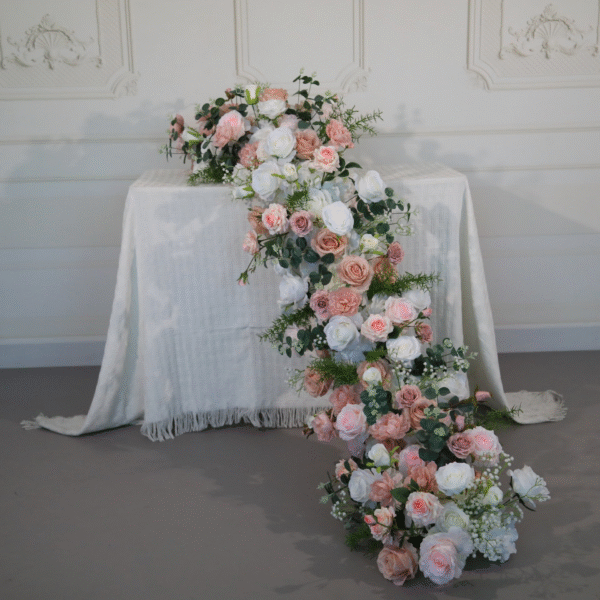 Tricolor rose Flower Runner