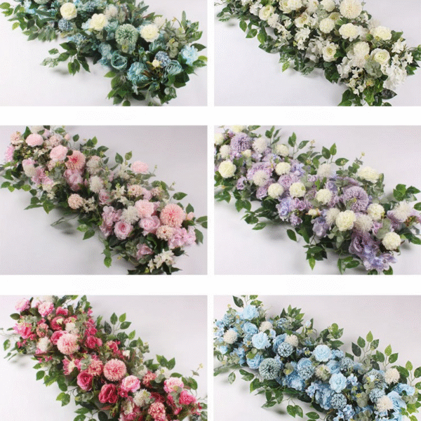 Tricolor rose Flower Runner