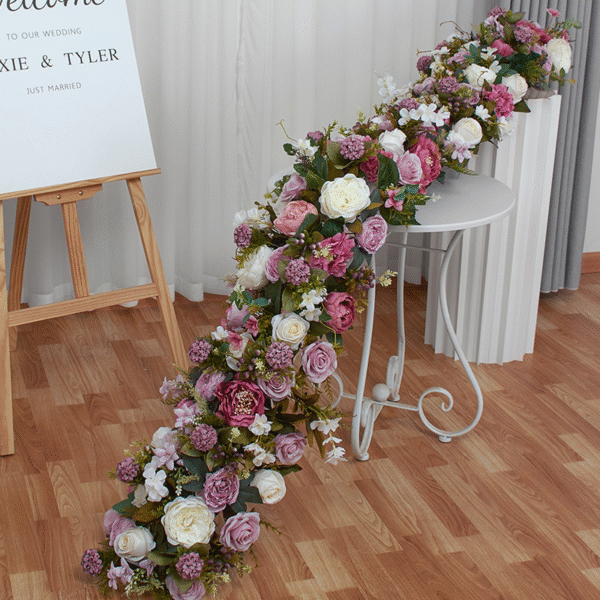 Tricolor rose Flower Runner