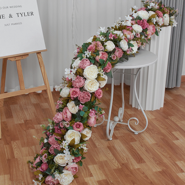 Tricolor rose Flower Runner