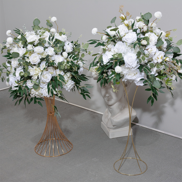 Wedding Floral Arrangement Artificial Flowers Ball For Wedding Decoration Table Centerpiece - Image 3