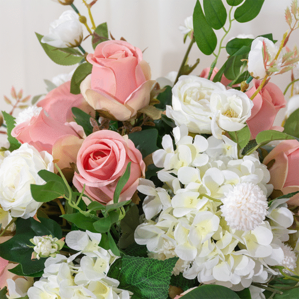 Artificial Rose Flowers Road Lead Flower Ball For Wedding Decoration Table Centerpiece - Image 4