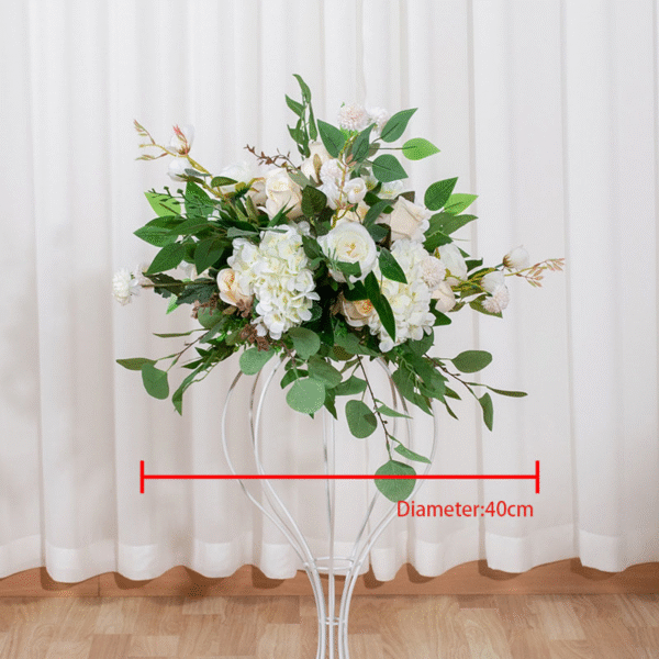 Artificial Rose Flowers Road Lead Flower Ball For Wedding Decoration Table Centerpiece - Image 5