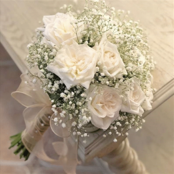 Bridal bouquet mixed bouquet of roses - Image 4