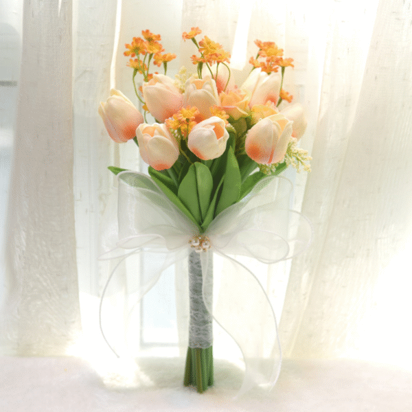 Bridal bouquet mixed bouquet of roses - Image 5