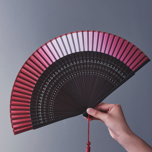Wedding Ancient Style Wedding Props Phalaenopsis Orchid Folding Fan - Image 6