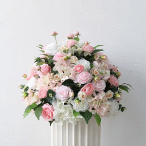 Hot Sale Autumnal Color Wedding Centerpieces Orange Flower Ball Centerpiece Flower Balls Table Centerpiece