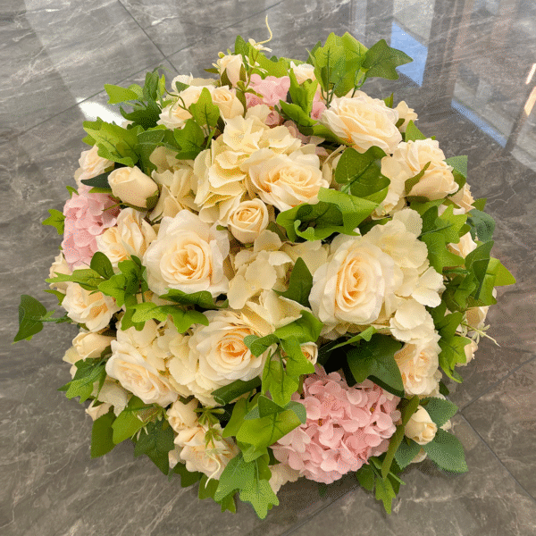 Hot Sale Autumnal Color Wedding Centerpieces Orange Flower Ball Centerpiece Flower Balls Table Centerpiece - Image 6