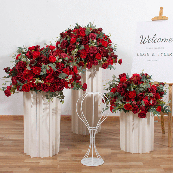 Artificial Flower Ball Simulation Plant Flower Table Centerpieces Silk Floral Decoration For Wedding Arrangement - Image 2