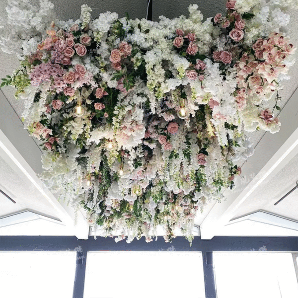 Live Room Ceiling Floral Furnishings Plant Top Decorative Flowers