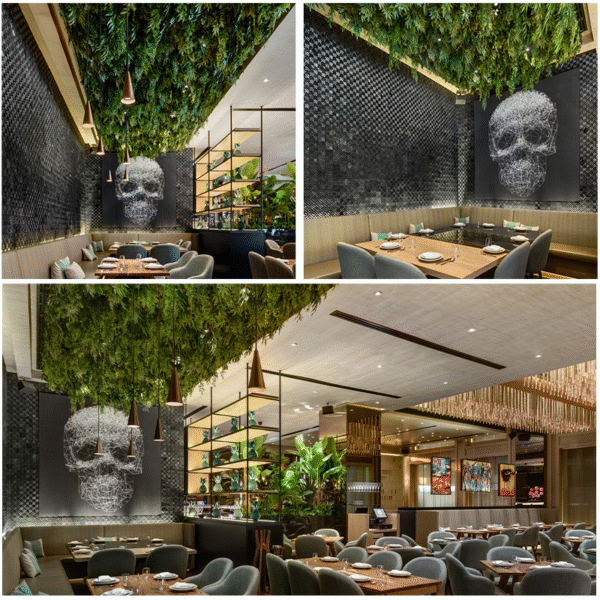 Live Room Ceiling Floral Furnishings Plant Top Decorative Flowers - Image 4
